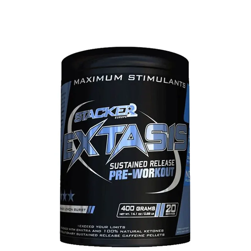 Stacker Extasis Pre Workout 400g, PWO