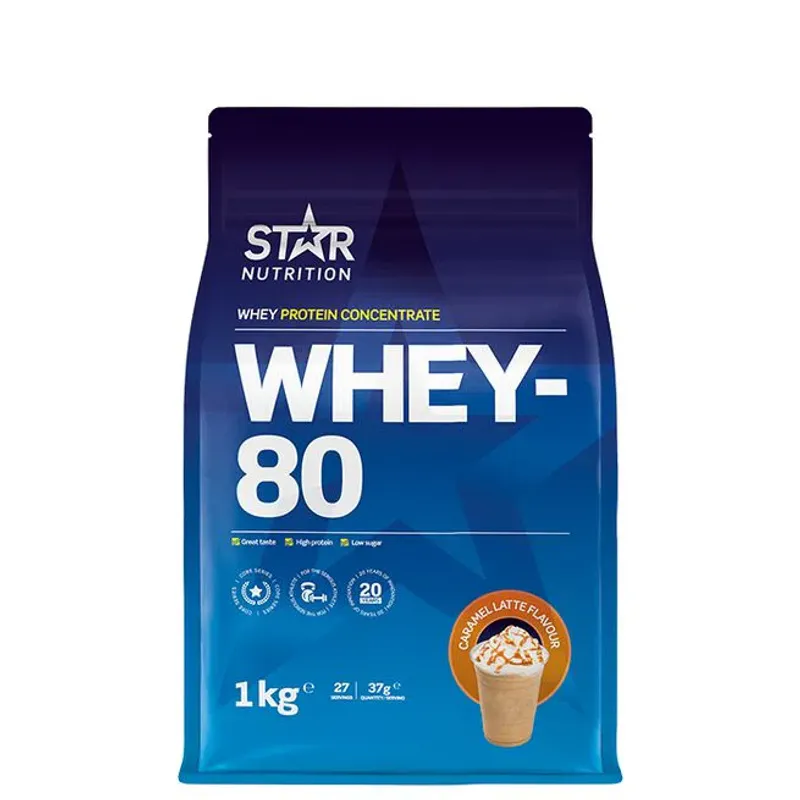 Star Nutrition Whey-80, 1 kg proteinpulver