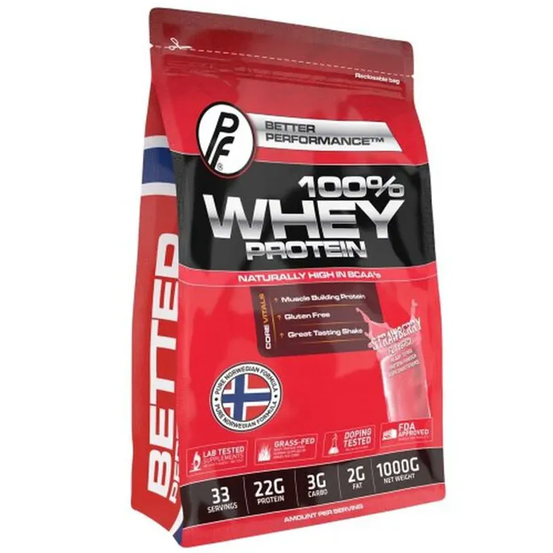 Proteinfabrikken 100% Whey Protein 1 kg, proteinpulver