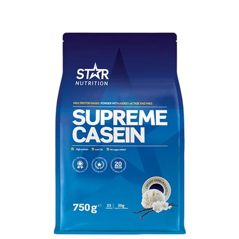 Star Nutrition Supreme Casein 750 g, proteinpulver