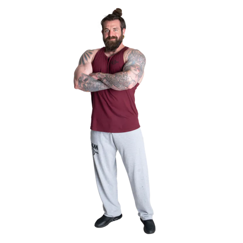 Better Bodies Essential T-back V2, mørk rød singlet