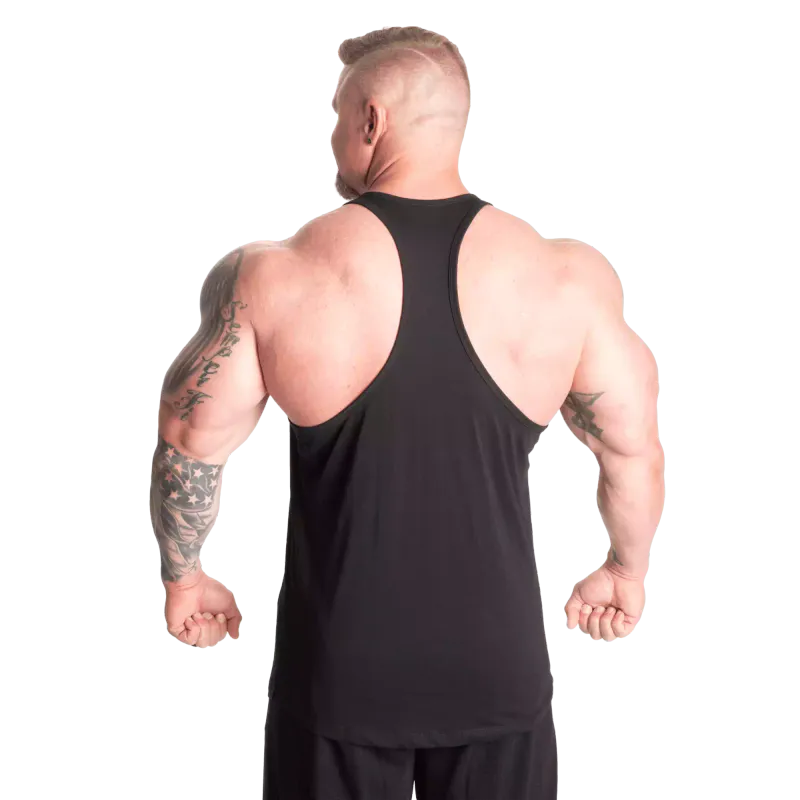 Better Bodies 1982 Essential T-back, svart/grå singlet