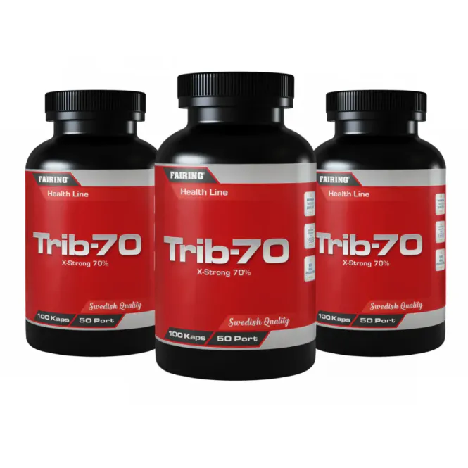 Hovedbilde 3 x Trib-70 X-Strong | 3 x 100 kapsler