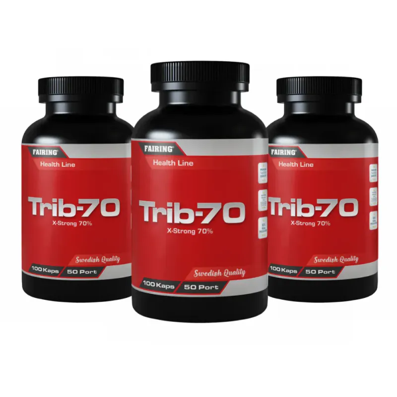 3 x Trib-70 X-Strong, 100 kapsler