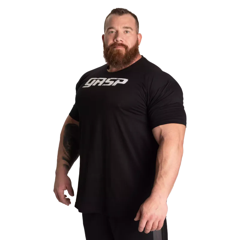 Gasp Legacy Gym Tee, svart/hvit t-skjorte