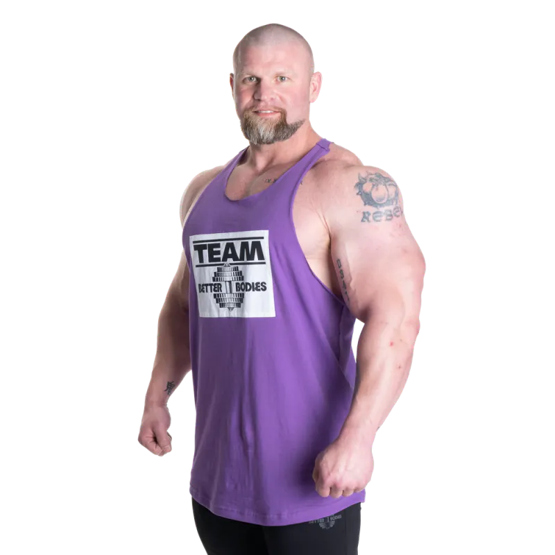 Better Bodies Old School Stringer, lilla singlet 