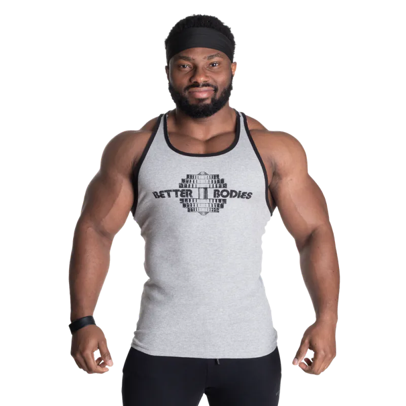 Better Bodies Dumbbell T-back, grå singlet